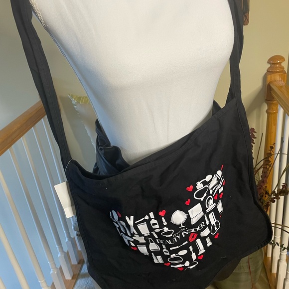 Sephora Black Tote with Heart and Beauty Icons - Picture 3 of 7